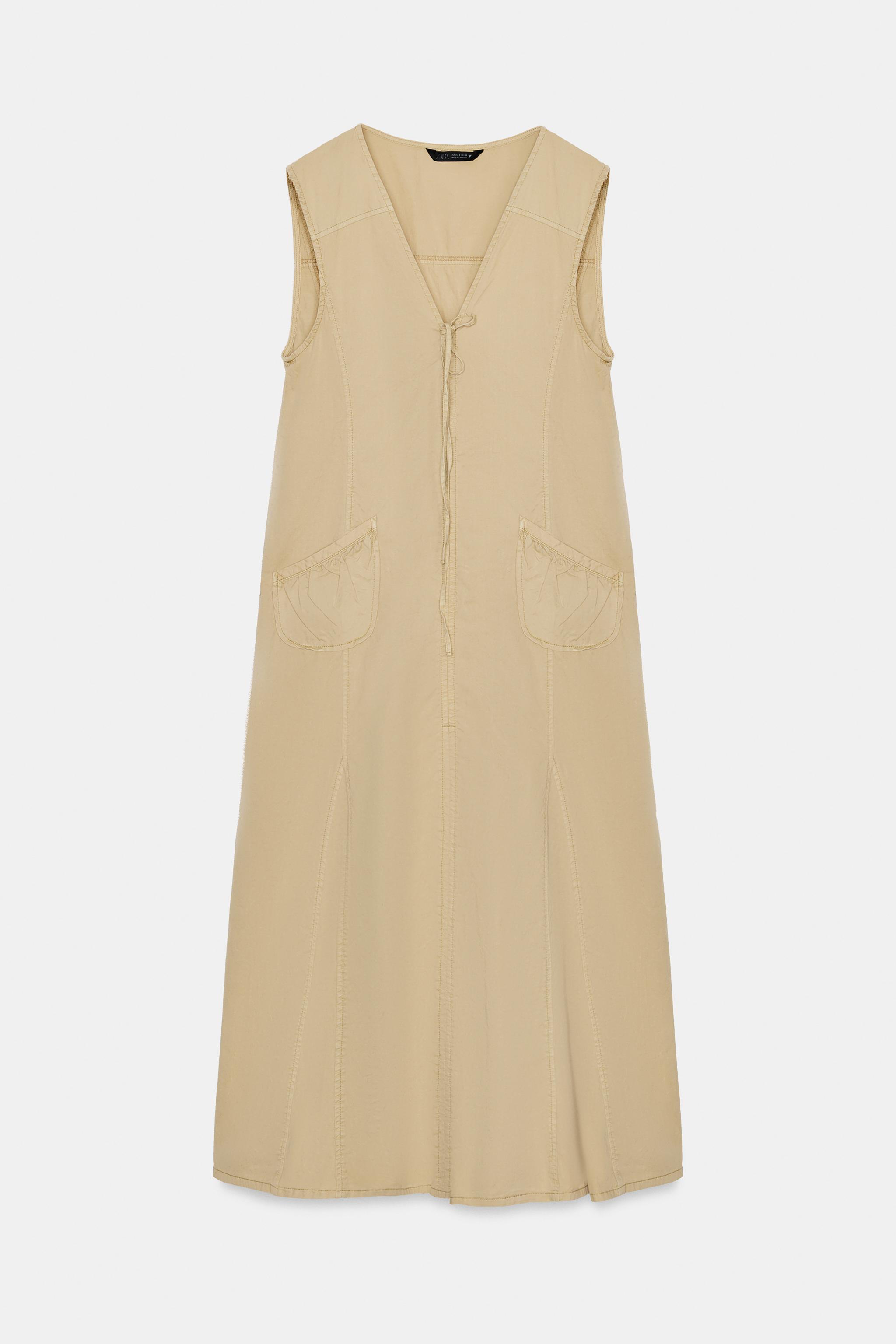 ROBE MI-LONGUE GABARDINE